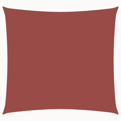 Vidaxl zonnescherm vierkant 6x6 m oxford stof terracottakleurig