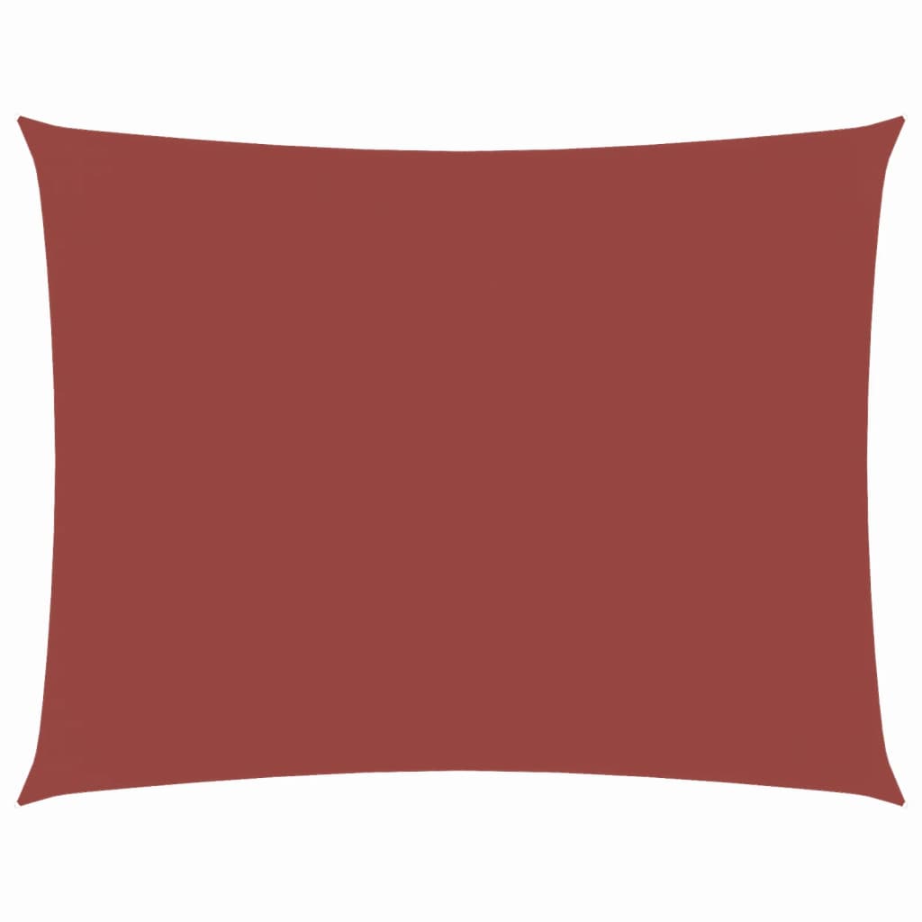 Vidaxl zonnescherm rechthoekig 3x4 m oxford stof terracottakleurig