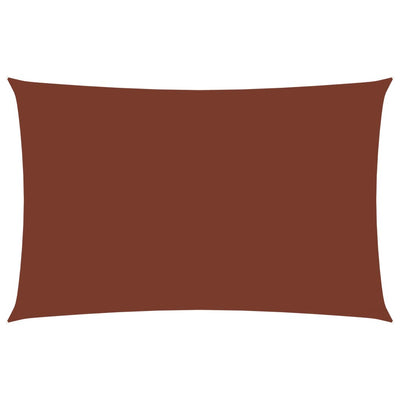 Vidaxl zonnescherm rechthoekig 6x8 m oxford stof terracottakleurig