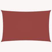 Vidaxl zonnescherm rechthoekig 6x8 m oxford stof terracottakleurig - afbeelding 2