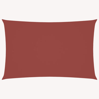 Vidaxl zonnescherm rechthoekig 6x8 m oxford stof terracottakleurig