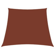 Vidaxl zonnezeil trapezium 2 4x3 m oxford stof terracottakleurig - afbeelding 1