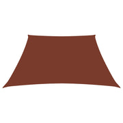 Vidaxl zonnezeil trapezium 2 4x3 m oxford stof terracottakleurig - afbeelding 2