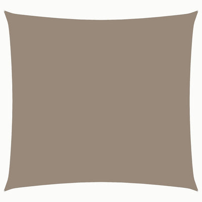 Vidaxl zonnescherm vierkant 2,5x2,5 m oxford stof taupe