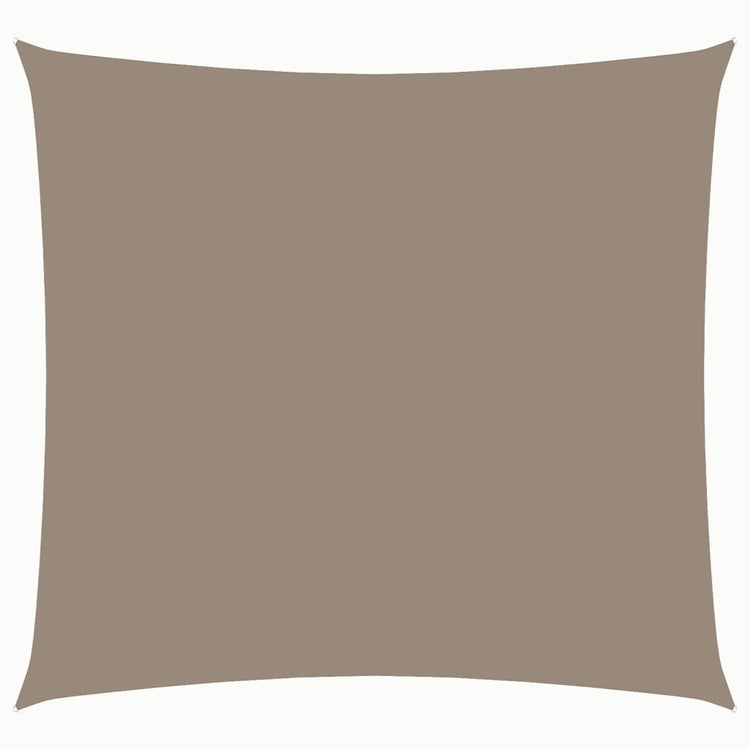 Vidaxl zonnescherm vierkant 2,5x2,5 m oxford stof taupe