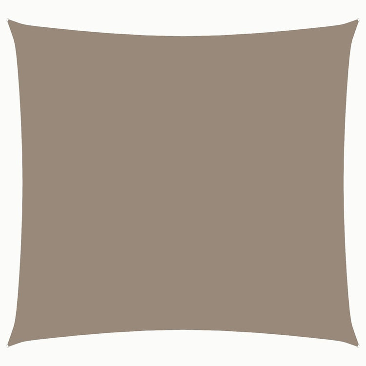 Vidaxl zonnescherm vierkant 3x3 m oxford stof taupe