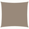 Vidaxl zonnescherm vierkant 5x5 m oxford stof taupe