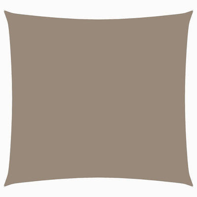 Vidaxl zonnescherm vierkant 6x6 m oxford stof taupe