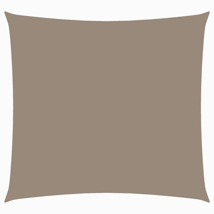 Vidaxl zonnescherm vierkant 6x6 m oxford stof taupe