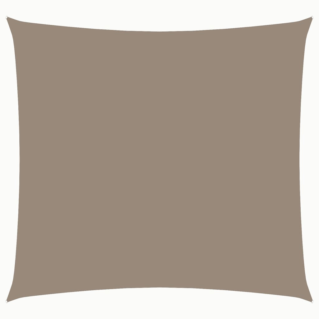 Vidaxl zonnescherm vierkant 7x7 m oxford stof taupe
