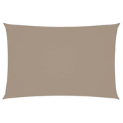 Vidaxl zonnescherm rechthoekig 2x4 m oxford stof taupe - afbeelding 2