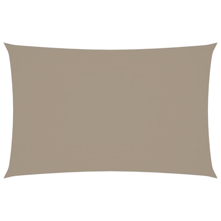 Vidaxl zonnescherm rechthoekig 2x5 m oxford stof taupe