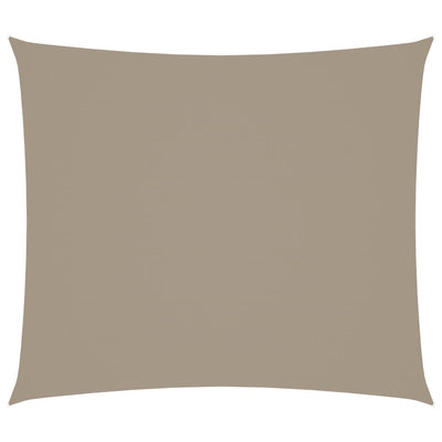 Vidaxl zonnescherm rechthoekig 2,5x3 m oxford stof taupe