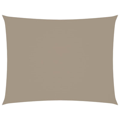 Vidaxl zonnescherm rechthoekig 2,5x3,5 m oxford stof taupe