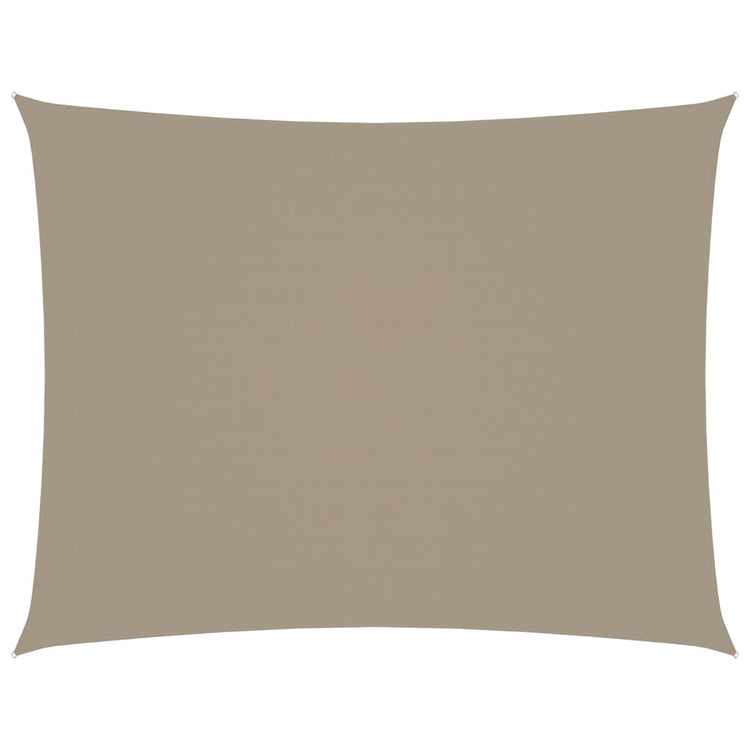 Vidaxl zonnescherm rechthoekig 2,5x3,5 m oxford stof taupe