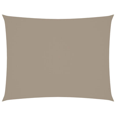 Vidaxl zonnescherm rechthoekig 2,5x4 m oxford stof taupe