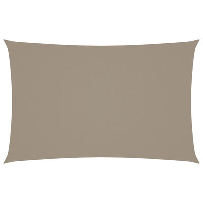 Vidaxl zonnescherm rechthoekig 2,5x5 m oxford stof taupe