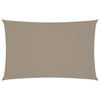 Vidaxl zonnescherm rechthoekig 2,5x5 m oxford stof taupe