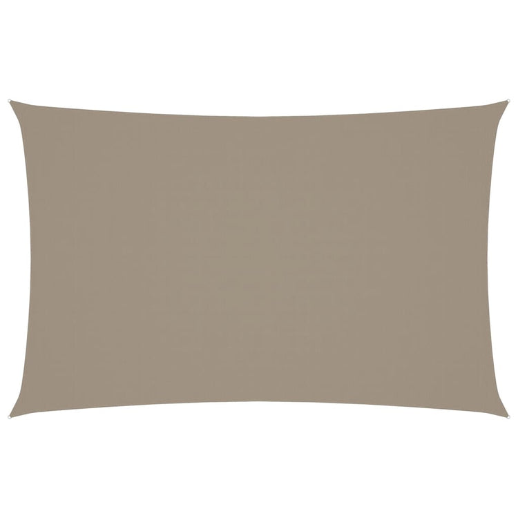 Vidaxl zonnescherm rechthoekig 2,5x5 m oxford stof taupe