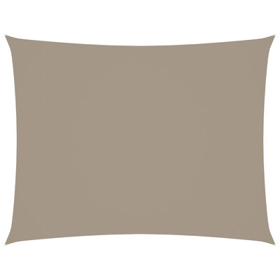 Vidaxl zonnescherm rechthoekig 3x4 m oxford stof taupe