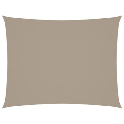 Vidaxl zonnescherm rechthoekig 3x4,5 m oxford stof taupe