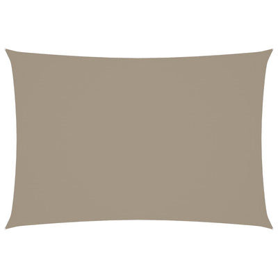 Vidaxl zonnescherm rechthoekig 3x5 m oxford stof taupe