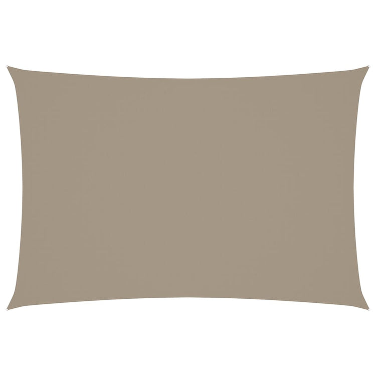 Vidaxl zonnescherm rechthoekig 3x5 m oxford stof taupe