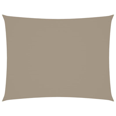Vidaxl zonnescherm rechthoekig 3x6 m oxford stof taupe
