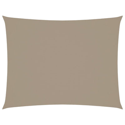 Vidaxl zonnescherm rechthoekig 3,5x5 m oxford stof taupe