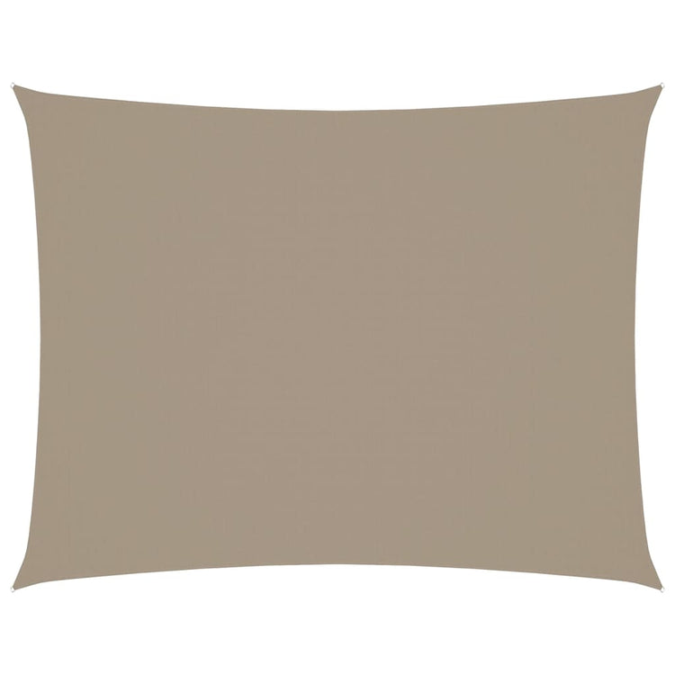 Vidaxl zonnescherm rechthoekig 3,5x5 m oxford stof taupe