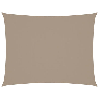 Vidaxl zonnescherm rechthoekig 4x6 m oxford stof taupe