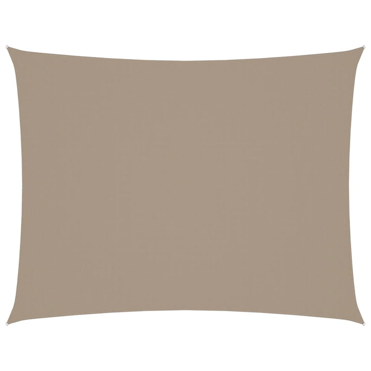 Vidaxl zonnescherm rechthoekig 4x6 m oxford stof taupe