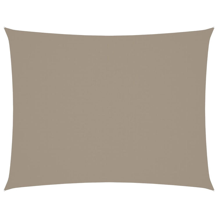 Vidaxl zonnescherm rechthoekig 5x7 m oxford stof taupe