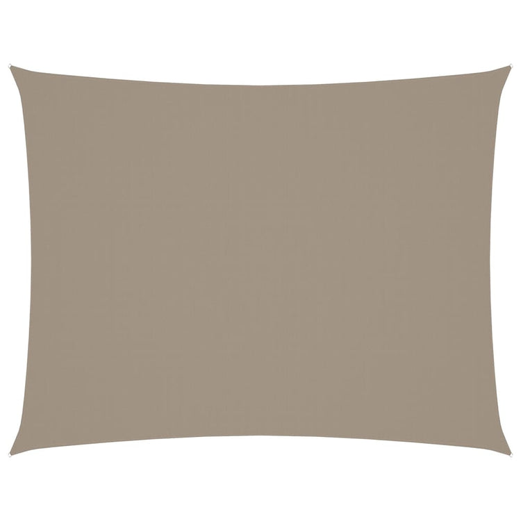 Vidaxl zonnescherm rechthoekig 6x7 m oxford stof taupe