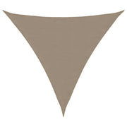 Vidaxl zonnescherm driehoekig 3,6x3,6x3,6 m oxford stof taupe - afbeelding 2