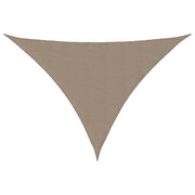 Vidaxl zonnescherm driehoekig 3,5x3,5x4,9 m oxford stof taupe - afbeelding 2