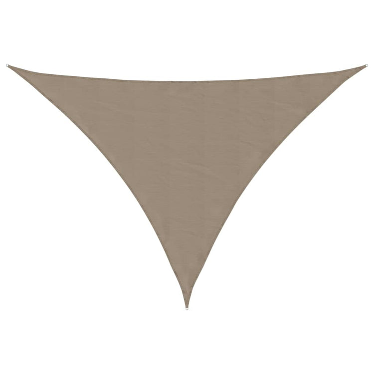 Vidaxl zonnescherm driehoekig 4x5x5 m oxford stof taupe