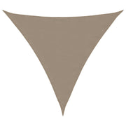Vidaxl zonnescherm driehoekig 5x5x5 m oxford stof taupe - afbeelding 2