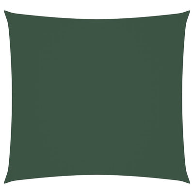 Vidaxl zonnescherm vierkant 5x5 m oxford stof donkergroen