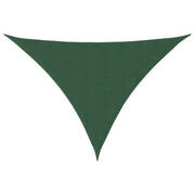 Vidaxl zonnescherm driehoekig 2,5x2,5x3,5 m oxford stof donkergroen - afbeelding 2