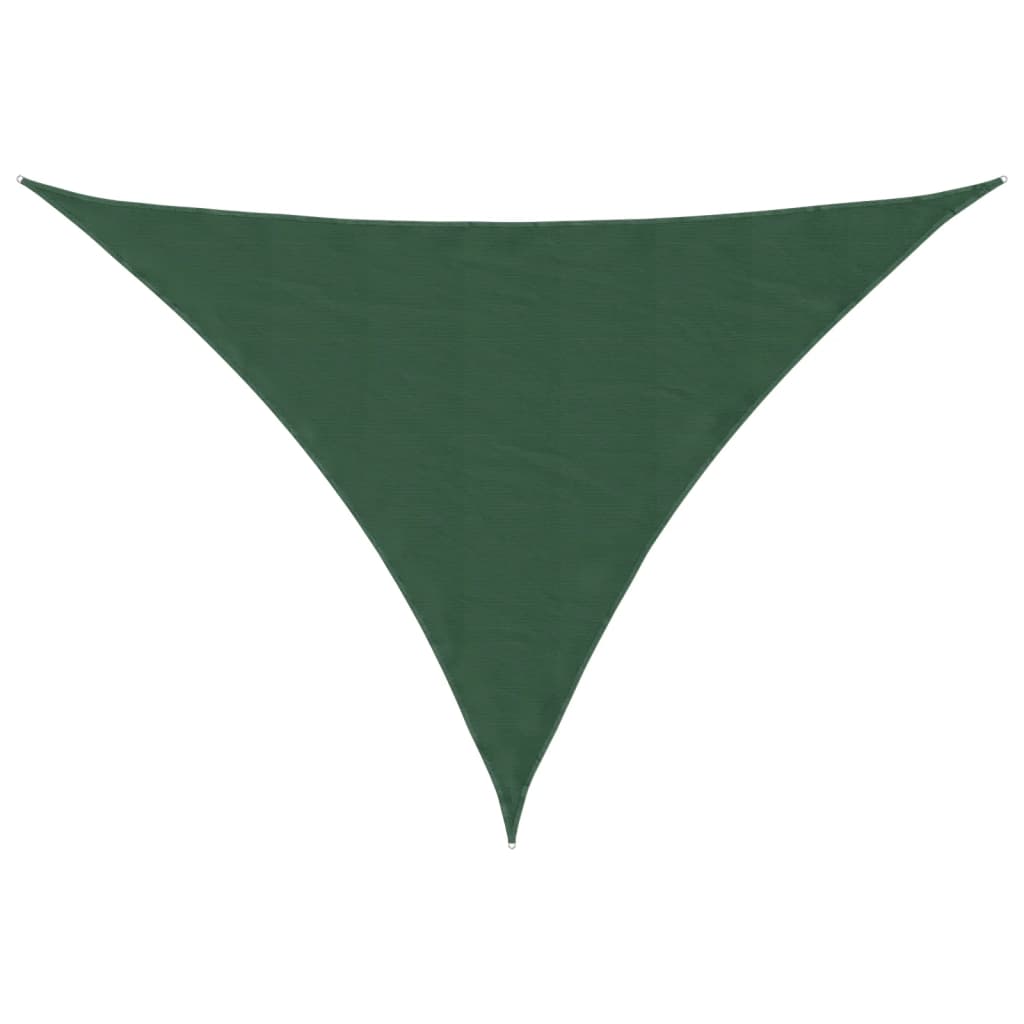 Vidaxl zonnescherm driehoekig 5x6x6 m oxford stof donkergroen