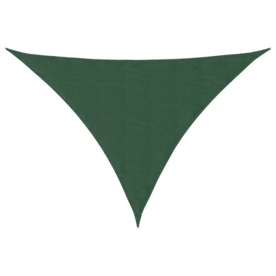 Vidaxl zonnescherm driehoekig 5x6x6 m oxford stof donkergroen