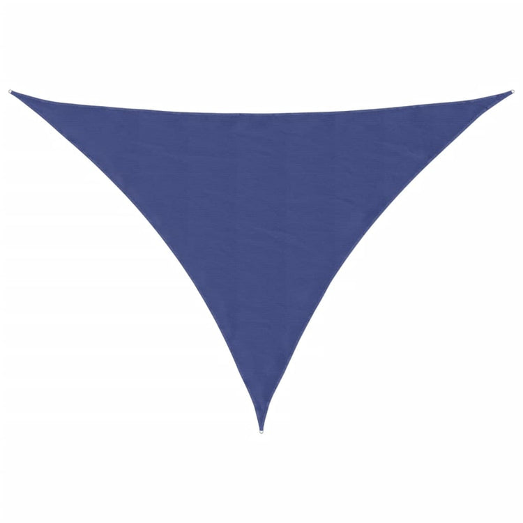 Vidaxl zonnescherm driehoekig 2,5x2,5x3,5 m oxford stof blauw