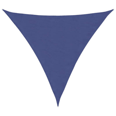 Vidaxl zonnescherm driehoekig 5x5x5 m oxford stof blauw