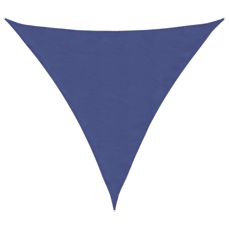 Vidaxl zonnescherm driehoekig 5x5x5 m oxford stof blauw
