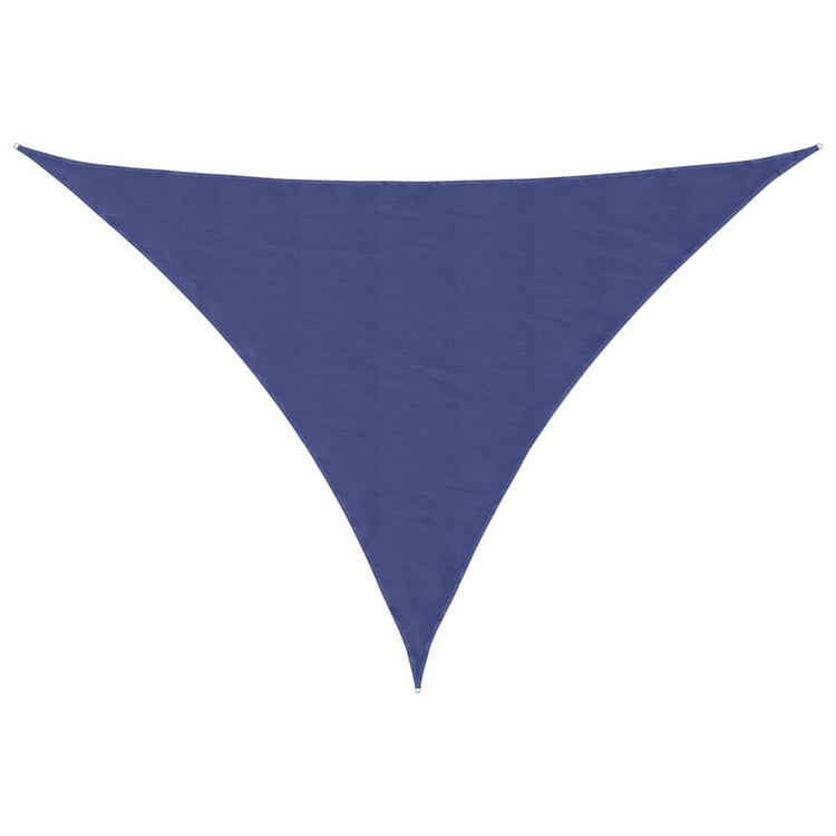 Vidaxl zonnescherm driehoekig 5x7x7 m oxford stof blauw