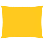 Vidaxl schaduwdoek rechthoekig 2,5x3,5 m oxford stof geel - afbeelding 2