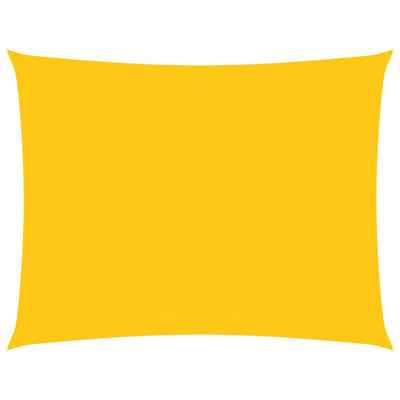 Vidaxl zonnescherm rechthoekig 3,5x4,5 m oxford stof geel
