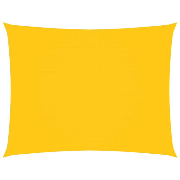 Vidaxl zonnescherm rechthoekig 3,5x4,5 m oxford stof geel