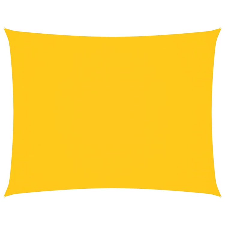 Vidaxl zonnescherm rechthoekig 3,5x5 m oxford stof geel